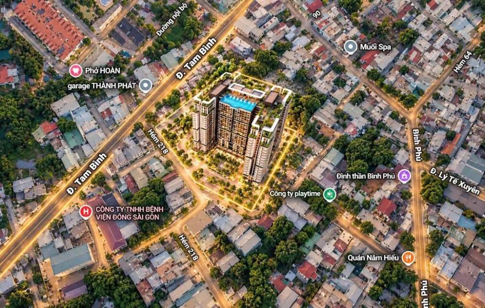 Vị trí Happy One Elite dễ dàng kết nối đến các tuyến giao thông trọng điểm
